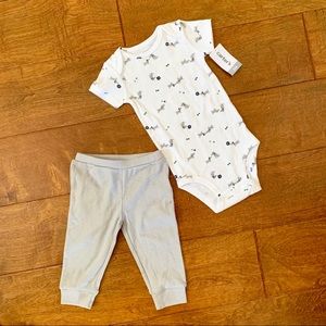 NWT Baby onesie and pants